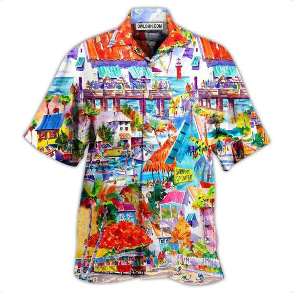 Holiday Summer Vacation By The Beach - Hawaiian Shirt Jezsport.com