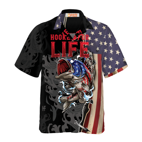 Hooked For Life Hawaiian Shirt Jezsport.com