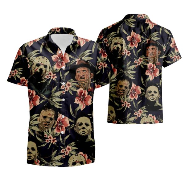 Horror Movies Characters Jason Voorhees Freddy summer shirt Jezsport.com