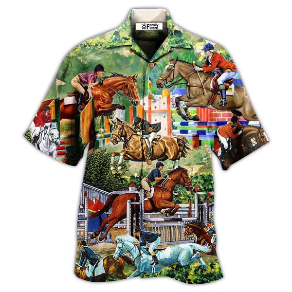 Horse And Human Funny - Hawaiian Shirt Jezsport.com