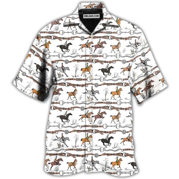 Horse Beautiful Jumping - Hawaiian shirt Jezsport.com