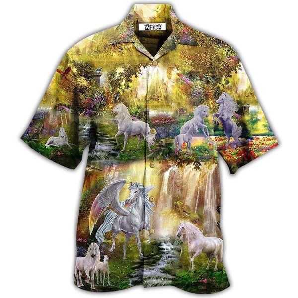 Horse Mysterious Paradise - Hawaiian Shirt Jezsport.com