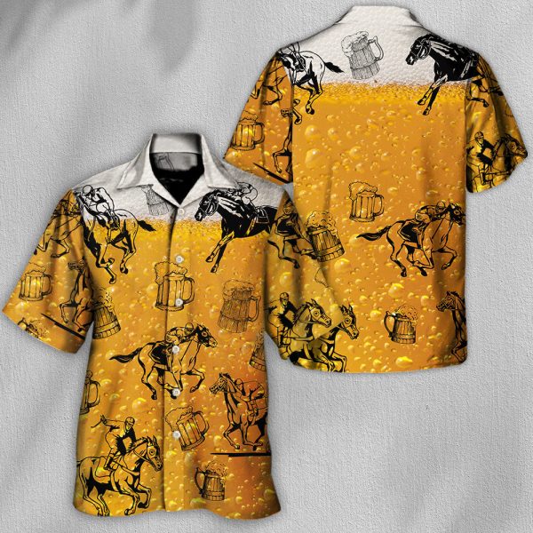 Horse Racing Just For You - Hawaiian Shirt Jezsport.com