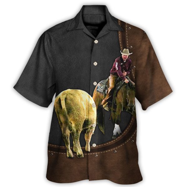 Horse Riding Horse Leather Style For Ken - Hawaiian Shirt Jezsport.com