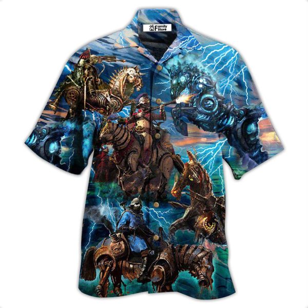 Horse Steampunk Mechanical - Hawaiian Shirt Jezsport.com