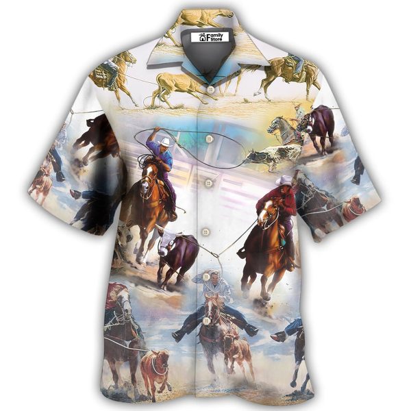 Horse Team Roping Is Importanter - Hawaiian Shirt Jezsport.com