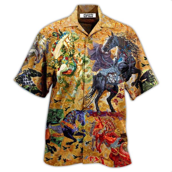 Horse The World Is A Better Place With Horses - Hawaiian Shirt Jezsport.com