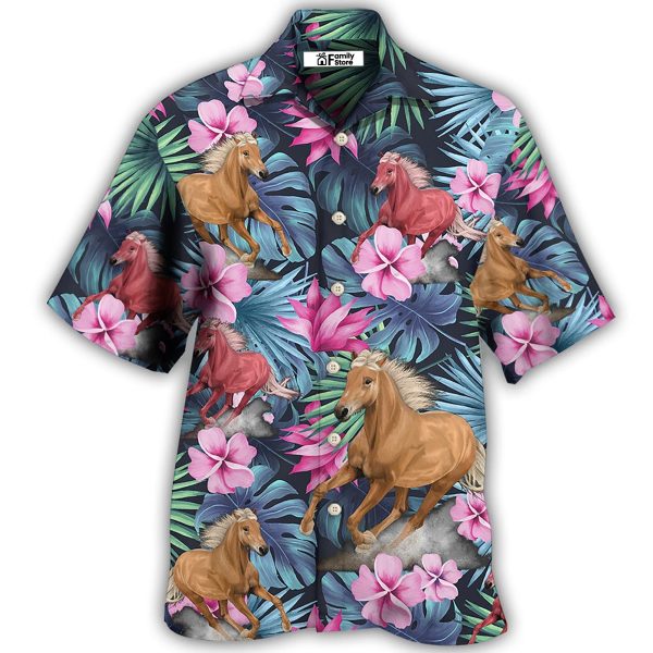 Horse Tropical Summer Vibes - Hawaiian Shirt Jezsport.com