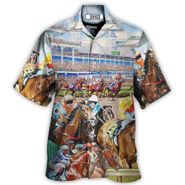 Horseback Riding Horse Because People Suck - Hawaiian Shirt Jezsport.com