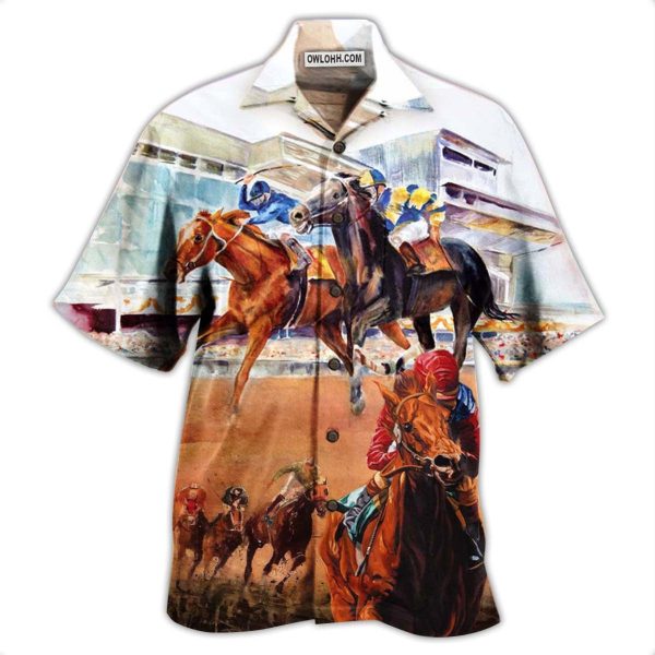 Horse Racing Amazing - Hawaiian Shirt Jezsport.com