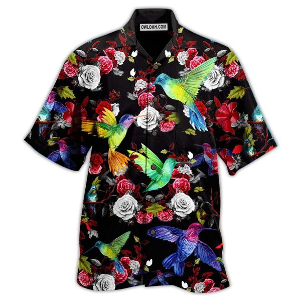 Hummingbird Amazing Floral - Hawaiian Shirt Jezsport.com