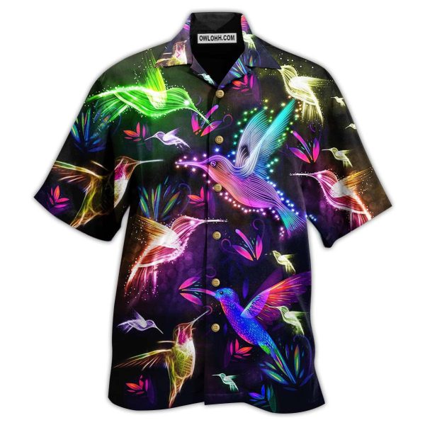 Hummingbird Fly All Night - Hawaiian Shirt Jezsport.com