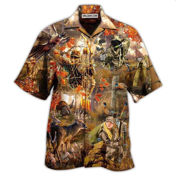 Hunting Bow And Arrow Were The History Of Mankind Cool - Hawaiian Shirt Jezsport.com