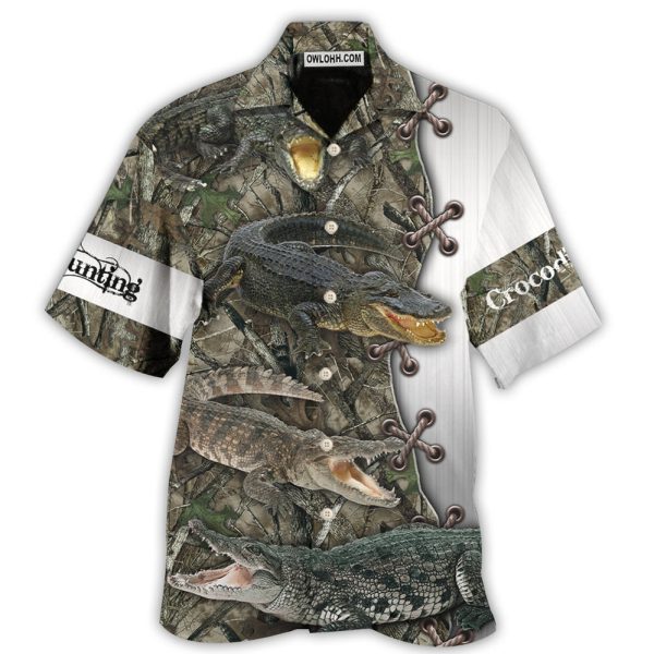 Hunting Crocodile Hunting Cool - Hawaiian Shirt Jezsport.com