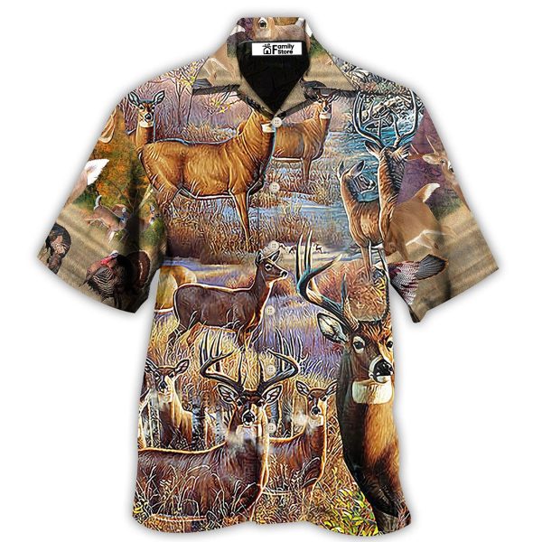 Hunting Deer Cool Style - Hawaiian Shirt Jezsport.com