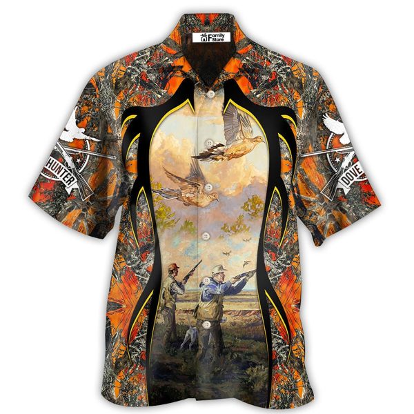 Hunting Dove Hunting Orange Style - Hawaiian Shirt Jezsport.com