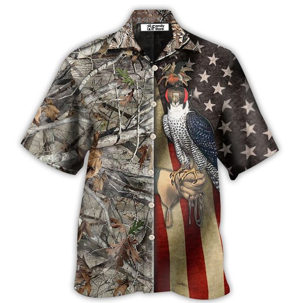 Hunting Falconry Hunting America - Hawaiian Shirt Jezsport.com