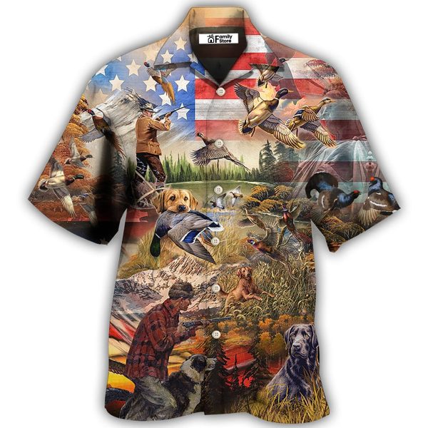 Hunting Independence Day Mallard Duck - Hawaiian Shirt Jezsport.com