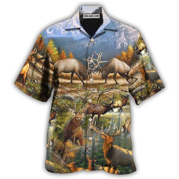 Hunting Love Life Style Mountain - Hawaiian Shirt Jezsport.com