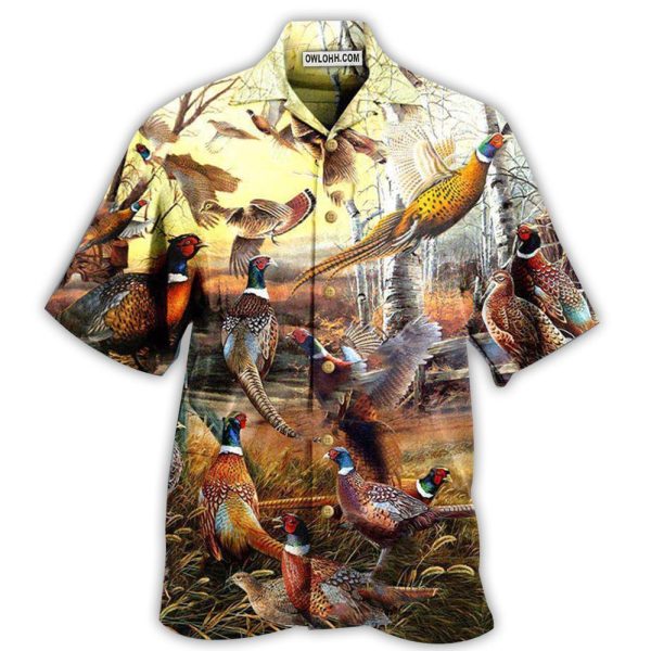 Hunting Animals Its Time For Pheasant Hunting - Hawaiian Shirt Jezsport.com