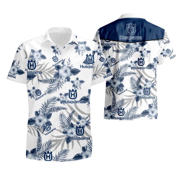 Husqvarna Hawaiian Shirt summer shirt Jezsport.com