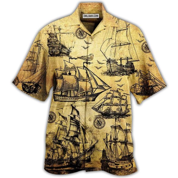 Sailing I Plan To Go Sailing Vintage Sail - Hawaiian Shirt Jezsport.com