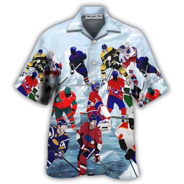 Ice Hockey Is My Therapy And My Life - Hawaiian Shirt Jezsport.com