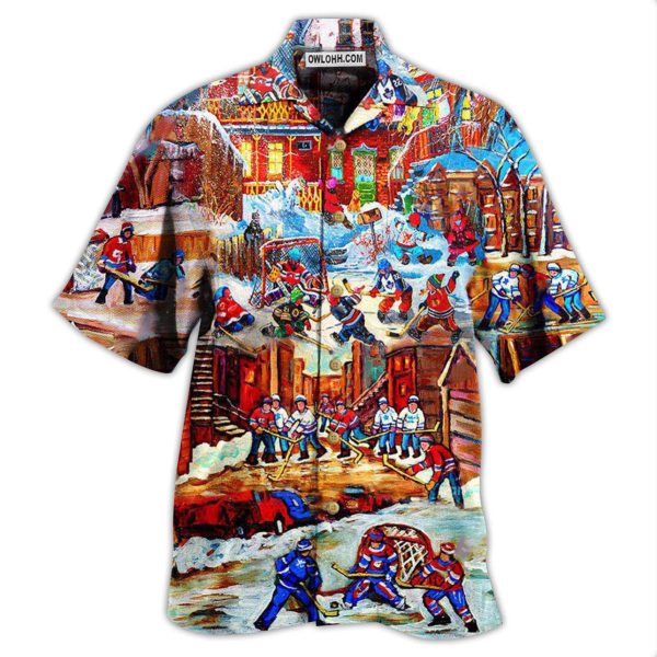 Ice Hockey Is My Life - Hawaiian Shirt Jezsport.com