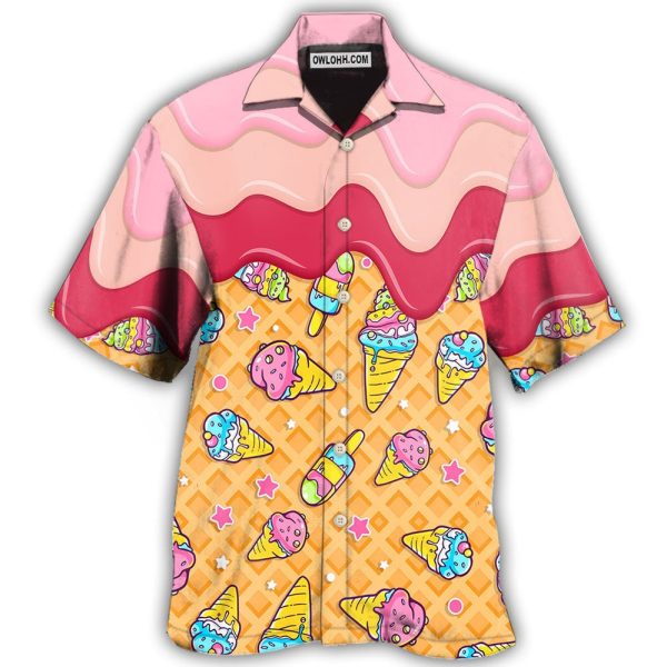 Ice Cream So Fresh Like Rose - Hawaiian Shirt Jezsport.com