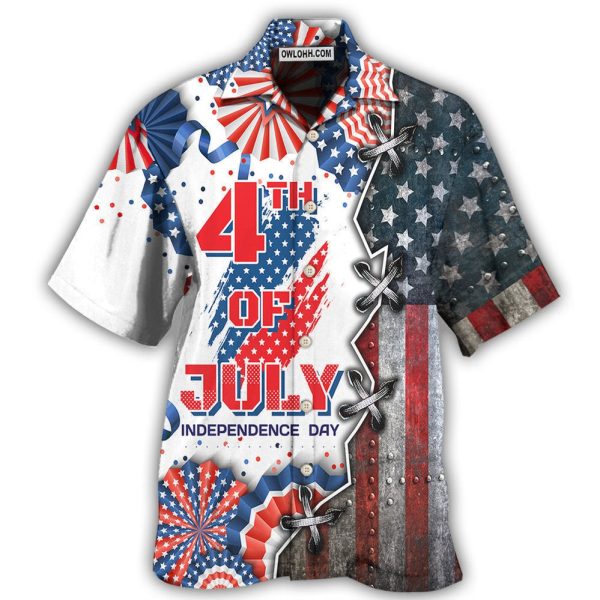 America Independence Day Happy Day - Hawaiian Shirt Jezsport.com