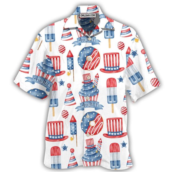 America Independence Day Basic Art Style - Hawaiian Shirt Jezsport.com