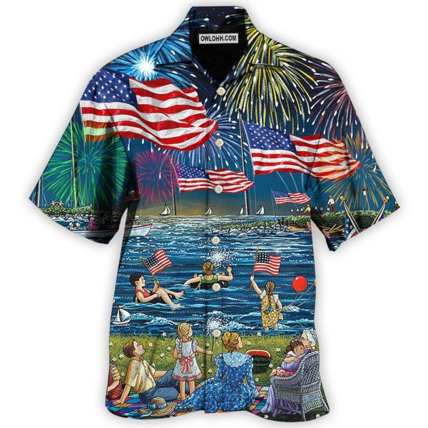 America Independence Day Fun Day - Hawaiian Shirt Jezsport.com