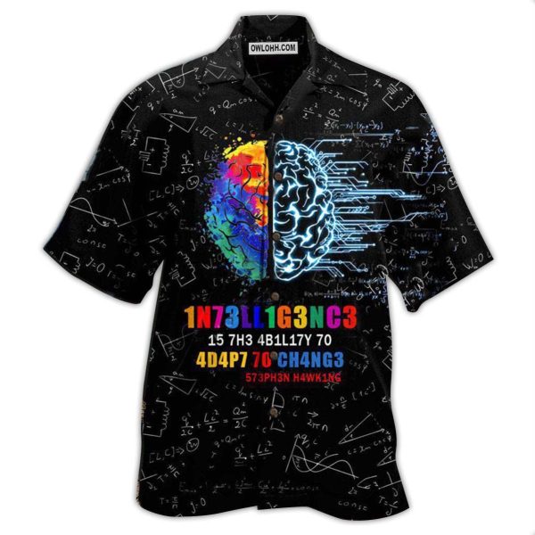 Intelligence Funny Black Style - Hawaiian Shirt Jezsport.com