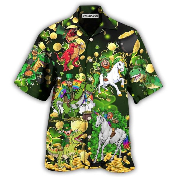 Irish Horse Saint Patrick Beer Brothers - Hawaiian Shirt Jezsport.com