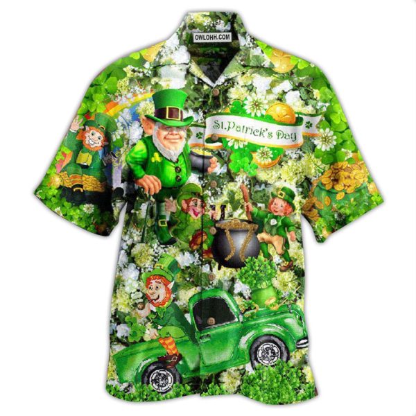 Irish Wish You A Happy Saint Patrick's Day - Hawaiian Shirt Jezsport.com