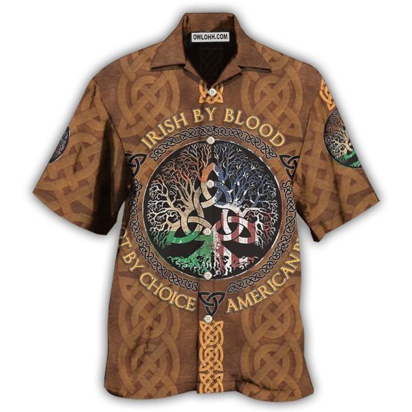 Irish By Blood Leather - Hawaiian Shirt Jezsport.com