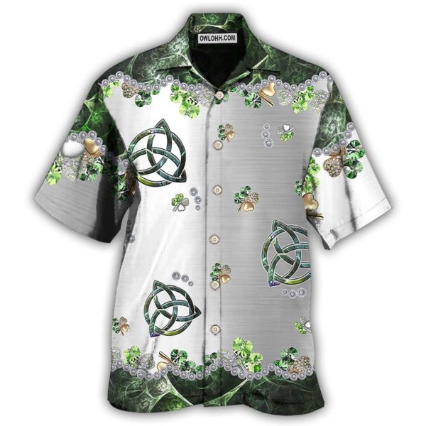 Irish Clover Metal - Hawaiian Shirt Jezsport.com