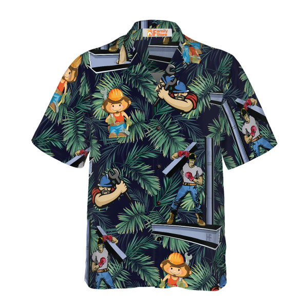 Ironworker Proud 5 Hawaiian Shirt Jezsport.com