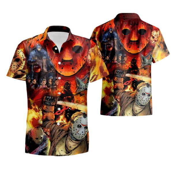 Jason Friday The 13Th Killer Hawaiian Shirt summer shirt Jezsport.com