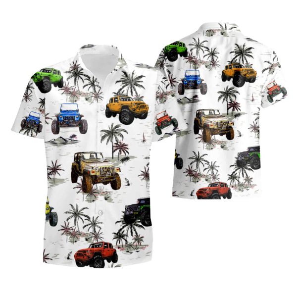 Jeep Ocean Hawaiian Shirt summer shirt Jezsport.com