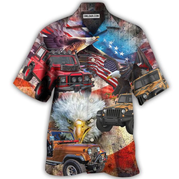 Jeep Independence Day America - Hawaiian Shirt Jezsport.com