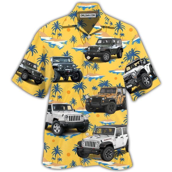 Jeep Stunning Tropical Style - Hawaiian Shirt Jezsport.com