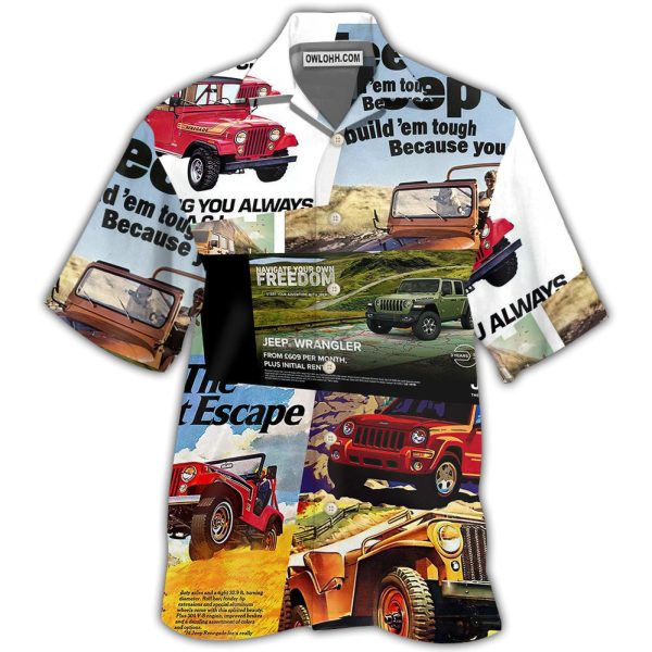 Jeep Variety Poster - Hawaiian Shirt Jezsport.com