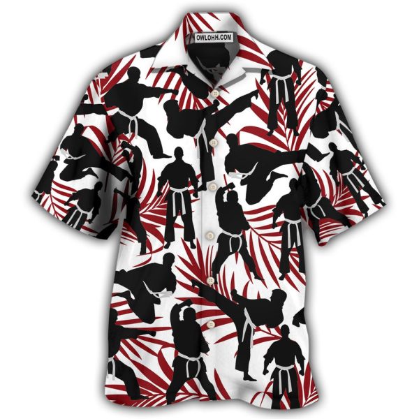 Karate Tropical Style - Hawaiian Shirt Jezsport.com