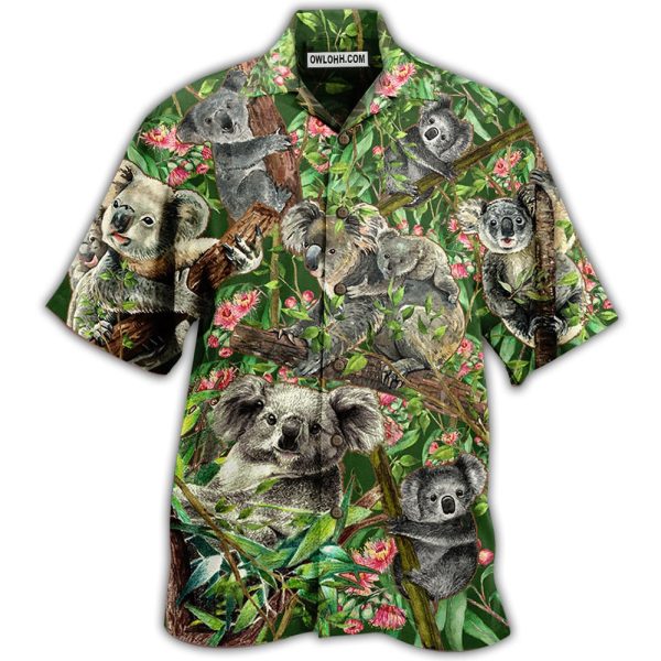 Koala Love Christmas Tree - Hawaiian Shirt Jezsport.com