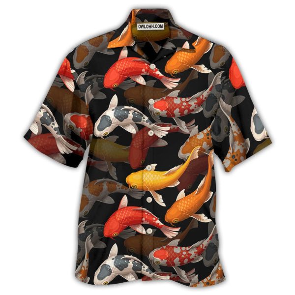 Koi Fish Basic Lovely - Hawaiian Shirt Jezsport.com