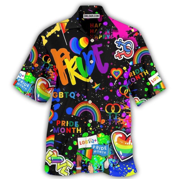 LGBT Pride Mix Color - Hawaiian Shirt Jezsport.com
