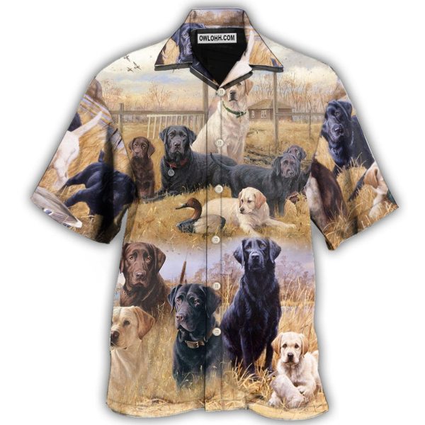 Labrador Retriever Hunting Dog Lovely - Hawaiian Shirt Jezsport.com