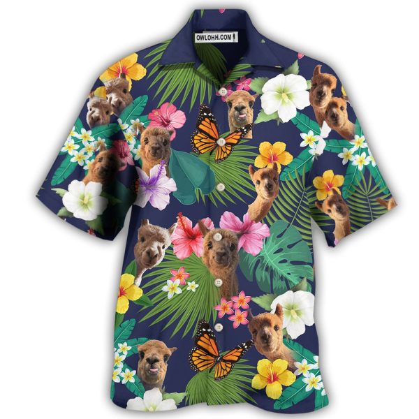 Lama Love Life - Hawaiian Shirt Jezsport.com