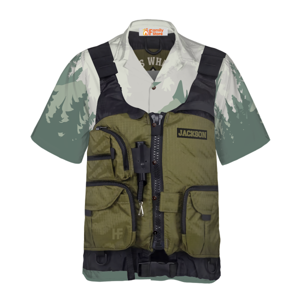 Life Vest Kayak & Fishing Custom Hawaiian Shirt Jezsport.com